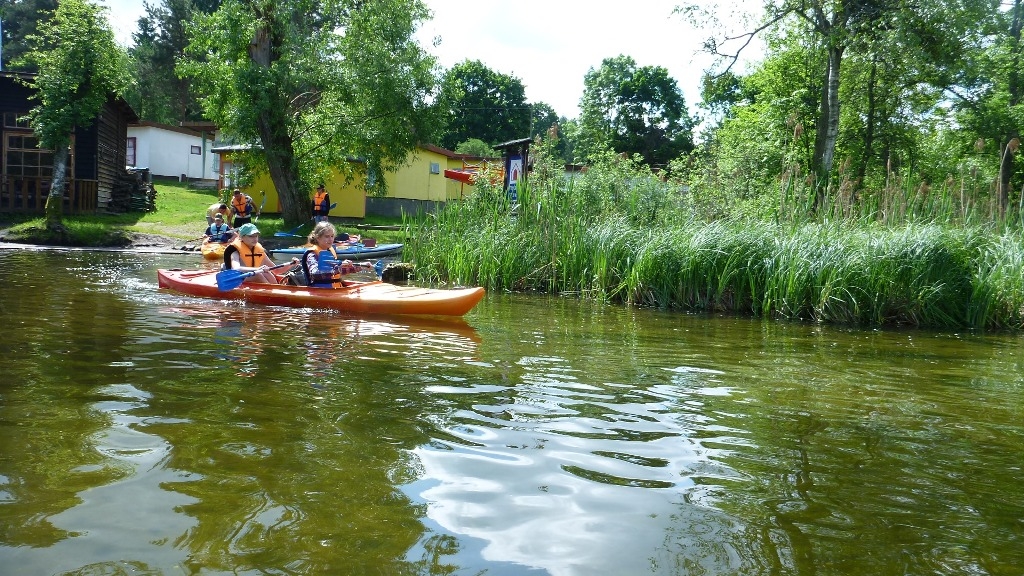 Start do spływu kajakowego na trasie Krutyń - Nowy Most Start do spływu kajakowego na trasie Krutyń - Nowy Most