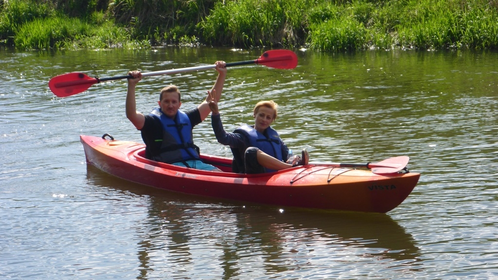 Spływ kajakowy szlakiem rzeki Łyny Spływ kajakowy szlakiem rzeki Łyny