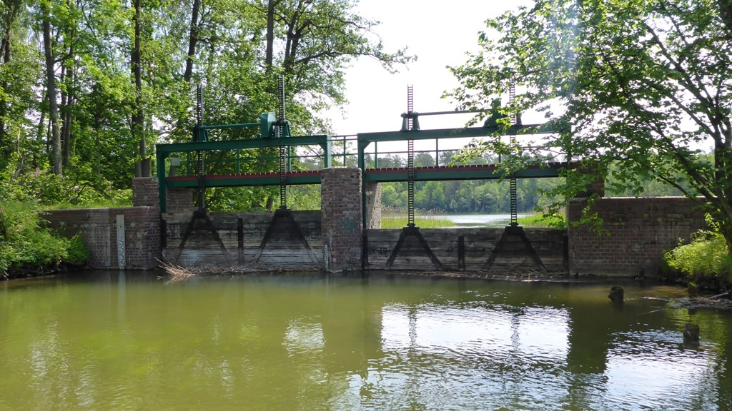 Spływ kajakowy jednodniowy na trasie z Cierzpięt do Rosochy - śluza w rezerwacie Kutynia Spływ kajakowy jednodniowy na trasie z Cierzpięt do Rosochy - śluza w rezerwacie Kutynia