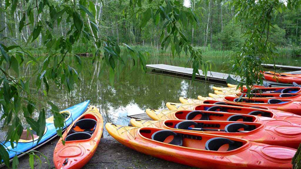 Kajaki w wypożyczalni Wodniak w Krutyni Kajaki w wypożyczalni Wodniak w Krutyni