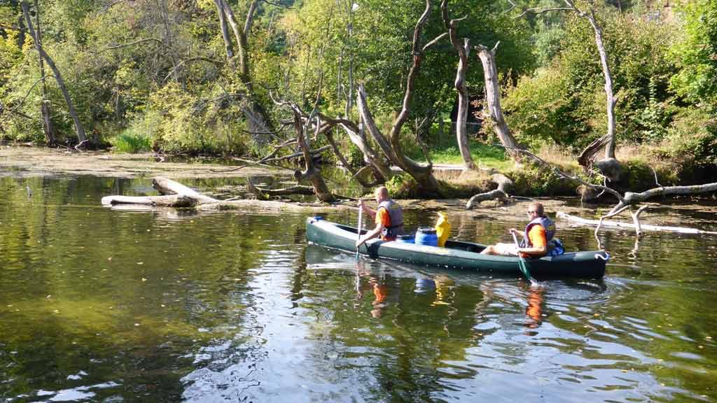 Spływ kajakowy rzeką Krutynią na trasie Krutyń - młyn - miejscowość Krutyń Spływ kajakowy rzeką Krutynią na trasie Krutyń - młyn - miejscowość Krutyń
