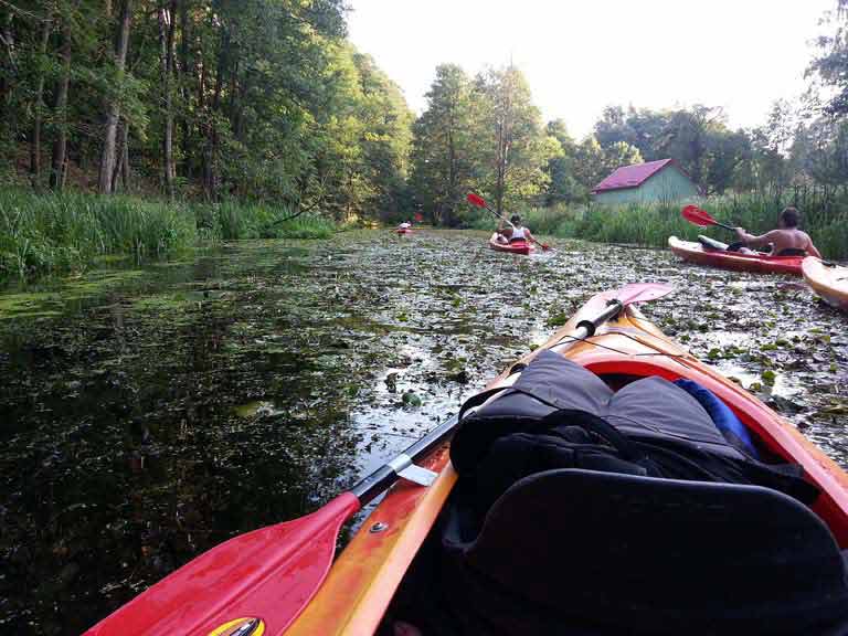Kajakowe spływy wielodniowe - szlak Łaźnej Strugi Kajakowe spływy wielodniowe - szlak Łaźnej Strugi