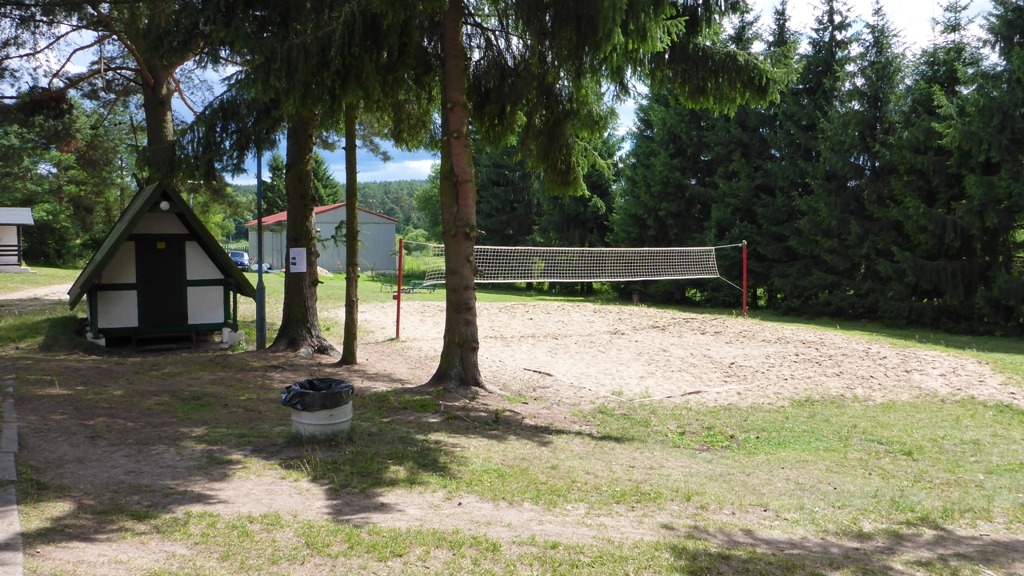 Stanica wodna w Spychowie - boisko do siatkówki Stanica wodna w Spychowie - boisko do siatkówki