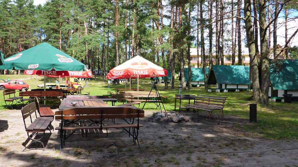 Stanica wodna w Spychowie - miejsce na ognisko Stanica wodna w Spychowie - miejsce na ognisko