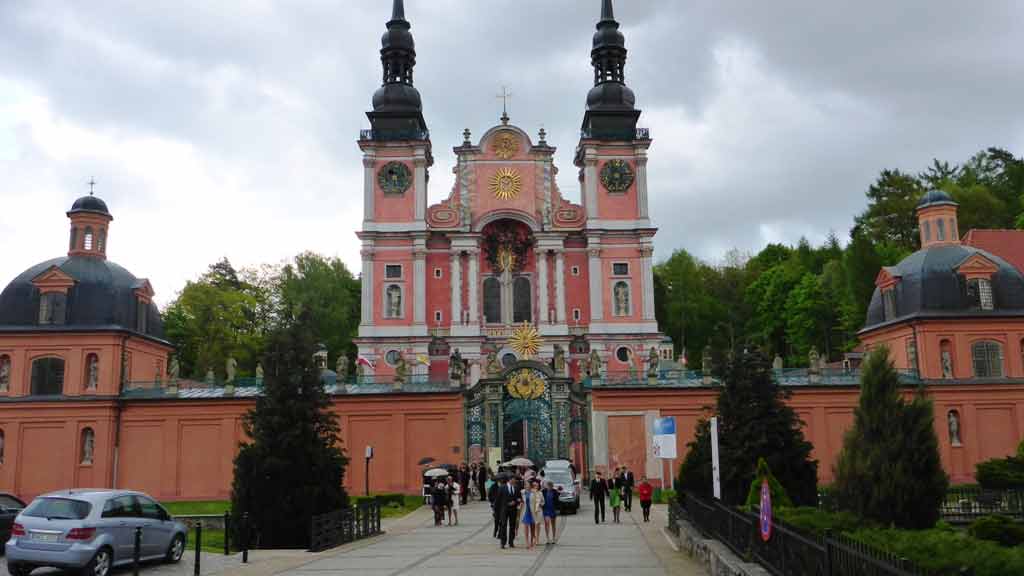 Szlak kajakowy rzeki Dajny - Klasztor w Świętej Lipce leżący w pobliżu miejsca zakończenia szlaku Szlak kajakowy rzeki Dajny - Klasztor w Świętej Lipce leżący w pobliżu miejsca zakończenia szlaku