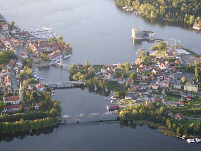 Mikolajki z lotu ptaka Mikolajki z lotu ptaka