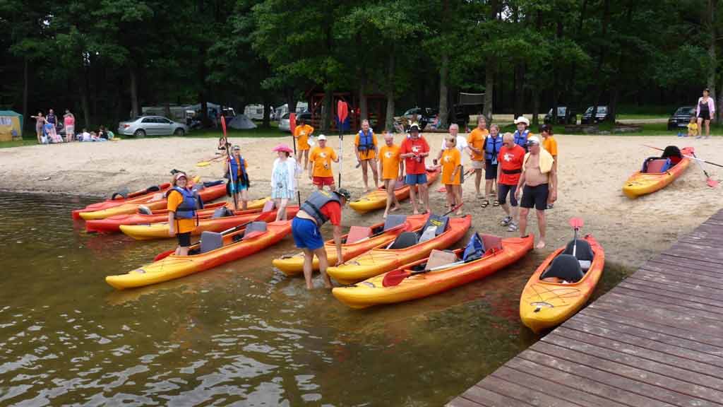 Spływ kajakowy szlakiem Pisy - start do spływu Spływ kajakowy szlakiem Pisy - start do spływu
